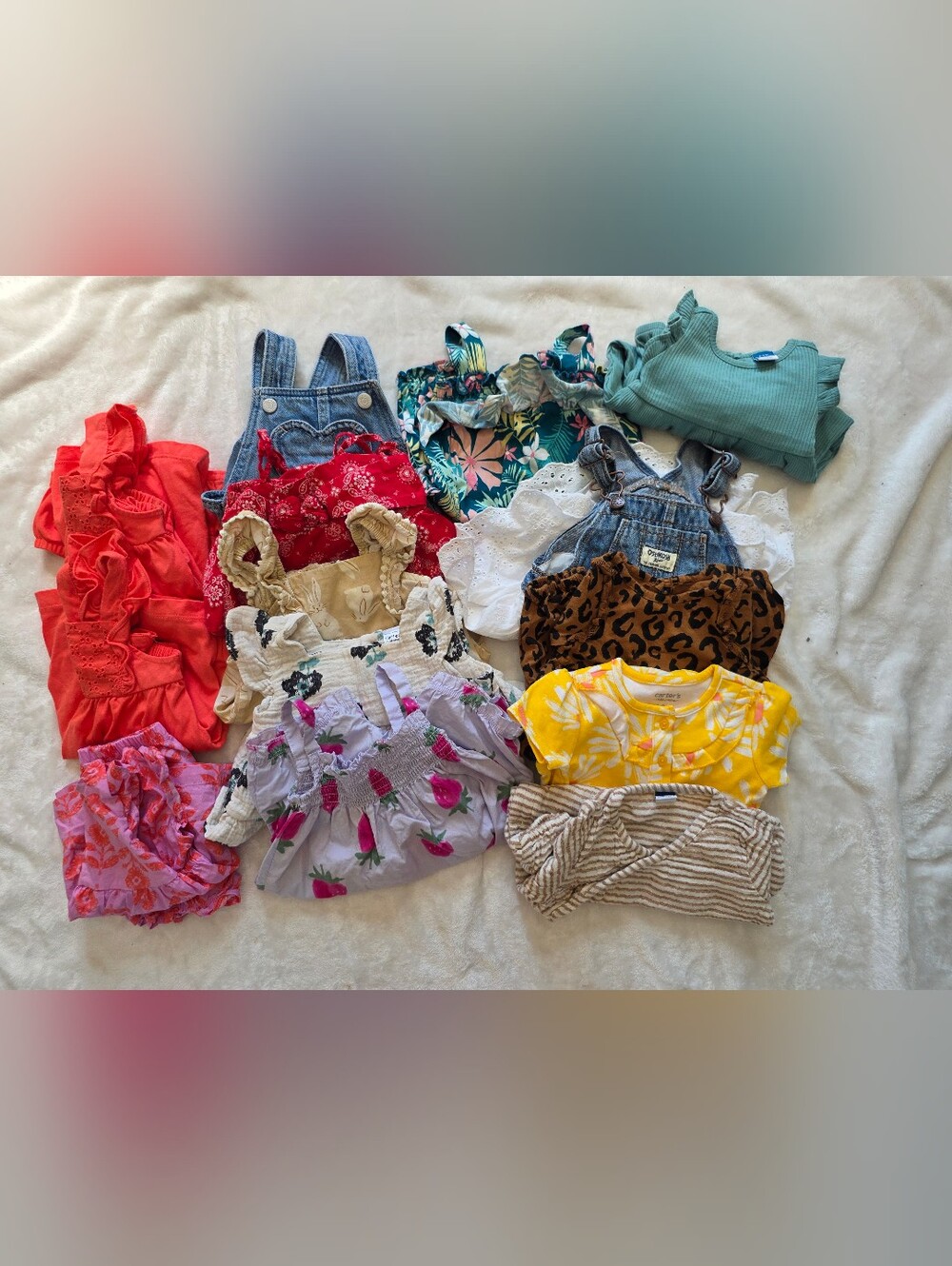Baby Girl Summer Clothing Bundle – Carter's, Old Navy, OshKosh (14 Pieces)